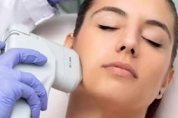 HIFU - Breakthrough in Anti - ageing 1 Image of woman having HIFU Walton on the Hill treatment